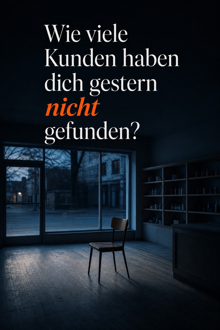 Kreativ-One-Shot Hook: leerer Laden mit Frage